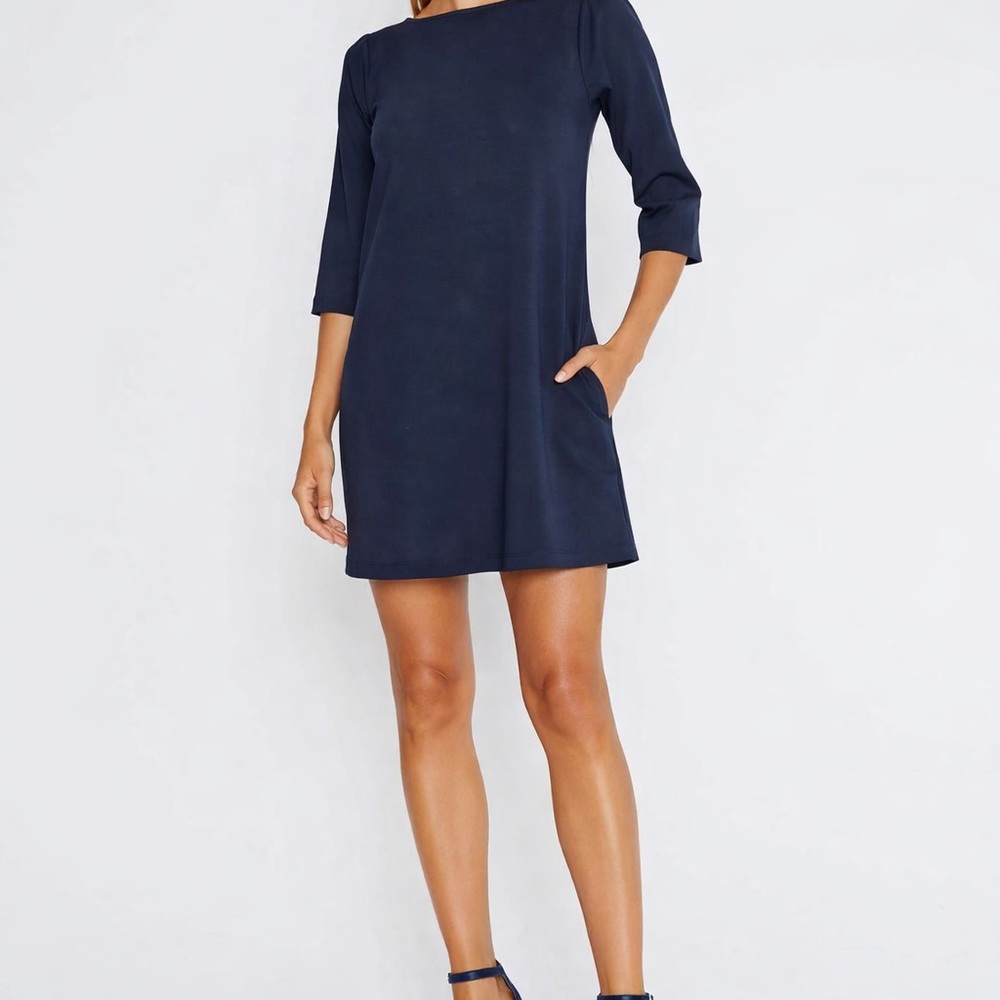 Ripley Rader Classic A-Line Dress Navy 2